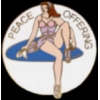 PEACE OFFERING NOSE ART PIN DX